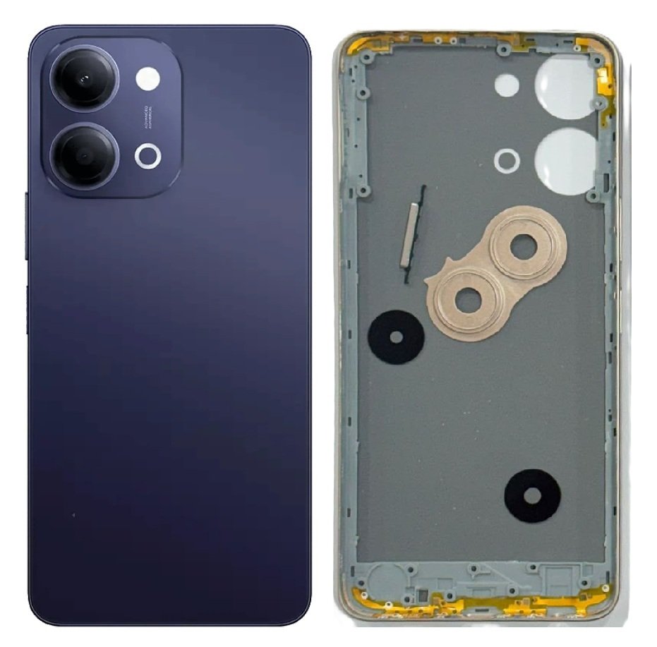 Vivo Y11 5G Full Body Housing Replacement Back Frame Middle Chassis with Side Keys – Black & White